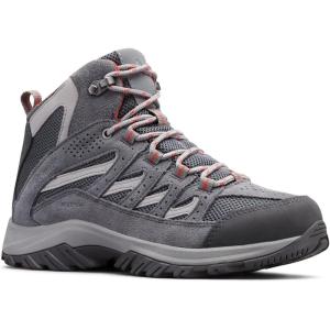 imageColumbia Womens Crestwood Mid Waterproof Hiking BootGraphiteDaredevil