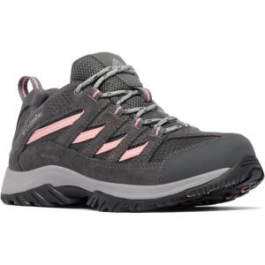 imageColumbia Womens Crestwood Waterproof Hiking ShoeDark GreySalmon Rose
