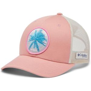 imageColumbia Womens PFG Mesh Ball CapSandalwood PinkFossilPfg Palms