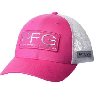 imageColumbia Womens PFG Mesh Ball CapUltra PinkWhitePfg Hooks