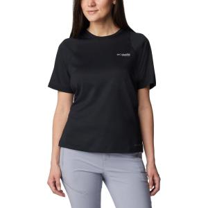 imageColumbia Womens Summit Valley Short Sleeve CrewBlack