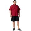 imageColumbia Mens Big and Powerful Bahama Ii UPF 30 Short Sleeve Fishing JerseyBeet