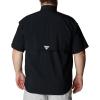 imageColumbia Mens Big and Powerful Bahama Ii UPF 30 Short Sleeve Fishing JerseyBlackRealtree Edge