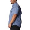 imageColumbia Mens Big and Powerful Bahama Ii UPF 30 Short Sleeve Fishing JerseyBluestone