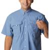 imageColumbia Mens Big and Powerful Bahama Ii UPF 30 Short Sleeve Fishing JerseyBluestone