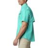 imageColumbia Mens Big and Powerful Bahama Ii UPF 30 Short Sleeve Fishing JerseyBright Aqua