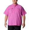 imageColumbia Mens Big and Powerful Bahama Ii UPF 30 Short Sleeve Fishing JerseyBright Lavender