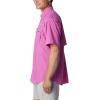 imageColumbia Mens Big and Powerful Bahama Ii UPF 30 Short Sleeve Fishing JerseyBright Lavender