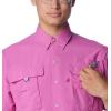 imageColumbia Mens Big and Powerful Bahama Ii UPF 30 Short Sleeve Fishing JerseyBright Lavender