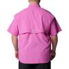 imageColumbia Mens Big and Powerful Bahama Ii UPF 30 Short Sleeve Fishing JerseyBright Lavender