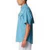 imageColumbia Mens Big and Powerful Bahama Ii UPF 30 Short Sleeve Fishing JerseyCanyon Blue