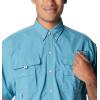imageColumbia Mens Big and Powerful Bahama Ii UPF 30 Short Sleeve Fishing JerseyCanyon Blue