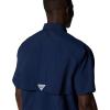 imageColumbia Mens Big and Powerful Bahama Ii UPF 30 Short Sleeve Fishing JerseyCollegiate Navy