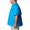 imageColumbia Mens Big and Powerful Bahama Ii UPF 30 Short Sleeve Fishing JerseyCompass Blue