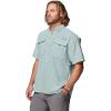 imageColumbia Mens Big and Powerful Bahama Ii UPF 30 Short Sleeve Fishing JerseyCrushed Blue