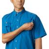 imageColumbia Mens Big and Powerful Bahama Ii UPF 30 Short Sleeve Fishing JerseyDark Pool