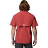 imageColumbia Mens Big and Powerful Bahama Ii UPF 30 Short Sleeve Fishing JerseyDusty Crimson