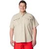 imageColumbia Mens Big and Powerful Bahama Ii UPF 30 Short Sleeve Fishing JerseyFossil