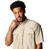imageColumbia Mens Big and Powerful Bahama Ii UPF 30 Short Sleeve Fishing JerseyFossil