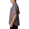 imageColumbia Mens Big and Powerful Bahama Ii UPF 30 Short Sleeve Fishing JerseyGranite Purple