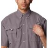 imageColumbia Mens Big and Powerful Bahama Ii UPF 30 Short Sleeve Fishing JerseyGranite Purple