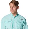 imageColumbia Mens Big and Powerful Bahama Ii UPF 30 Short Sleeve Fishing JerseyGulf Stream
