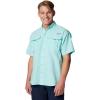 imageColumbia Mens Big and Powerful Bahama Ii UPF 30 Short Sleeve Fishing JerseyGulf Stream