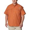 imageColumbia Mens Big and Powerful Bahama Ii UPF 30 Short Sleeve Fishing JerseyIsland Orange