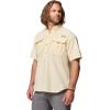imageColumbia Mens Big and Powerful Bahama Ii UPF 30 Short Sleeve Fishing JerseyLemon Wash