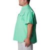 imageColumbia Mens Big and Powerful Bahama Ii UPF 30 Short Sleeve Fishing JerseyLight Jade
