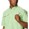 imageColumbia Mens Big and Powerful Bahama Ii UPF 30 Short Sleeve Fishing JerseyLime Glow