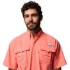 imageColumbia Mens Big and Powerful Bahama Ii UPF 30 Short Sleeve Fishing JerseyMelonade
