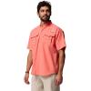imageColumbia Mens Big and Powerful Bahama Ii UPF 30 Short Sleeve Fishing JerseyMelonade