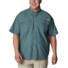 imageColumbia Mens Big and Powerful Bahama Ii UPF 30 Short Sleeve Fishing JerseyMetal
