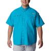 imageColumbia Mens Big and Powerful Bahama Ii UPF 30 Short Sleeve Fishing JerseyOcean Teal