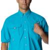 imageColumbia Mens Big and Powerful Bahama Ii UPF 30 Short Sleeve Fishing JerseyOcean Teal