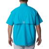 imageColumbia Mens Big and Powerful Bahama Ii UPF 30 Short Sleeve Fishing JerseyOcean Teal