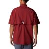 imageColumbia Mens Big and Powerful Bahama Ii UPF 30 Short Sleeve Fishing JerseyRed Jasper
