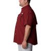 imageColumbia Mens Big and Powerful Bahama Ii UPF 30 Short Sleeve Fishing JerseyRed Jasper