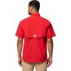 imageColumbia Mens Big and Powerful Bahama Ii UPF 30 Short Sleeve Fishing JerseyRed Spark