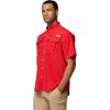 imageColumbia Mens Big and Powerful Bahama Ii UPF 30 Short Sleeve Fishing JerseyRed Spark