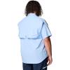 imageColumbia Mens Big and Powerful Bahama Ii UPF 30 Short Sleeve Fishing JerseySail