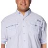 imageColumbia Mens Big and Powerful Bahama Ii UPF 30 Short Sleeve Fishing JerseySnowdrift