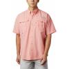 imageColumbia Mens Big and Powerful Bahama Ii UPF 30 Short Sleeve Fishing JerseySorbet
