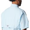 imageColumbia Mens Big and Powerful Bahama Ii UPF 30 Short Sleeve Fishing JerseySpring Blue