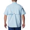 imageColumbia Mens Big and Powerful Bahama Ii UPF 30 Short Sleeve Fishing JerseySpring Blue