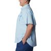 imageColumbia Mens Big and Powerful Bahama Ii UPF 30 Short Sleeve Fishing JerseySpring Blue