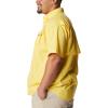 imageColumbia Mens Big and Powerful Bahama Ii UPF 30 Short Sleeve Fishing JerseySun Glow