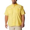 imageColumbia Mens Big and Powerful Bahama Ii UPF 30 Short Sleeve Fishing JerseySun Glow