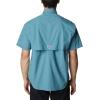imageColumbia Mens Big and Powerful Bahama Ii UPF 30 Short Sleeve Fishing JerseyTranquil Teal